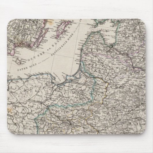 東ヨーロッパ、ロシア、スウェーデン マウスパッド (正面)