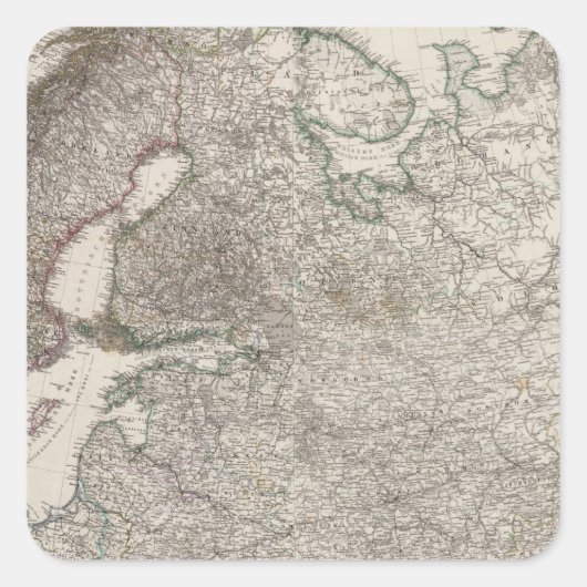 東ヨーロッパ（複合）、ノルウェー、スウェーデン スクエアシール (正面)