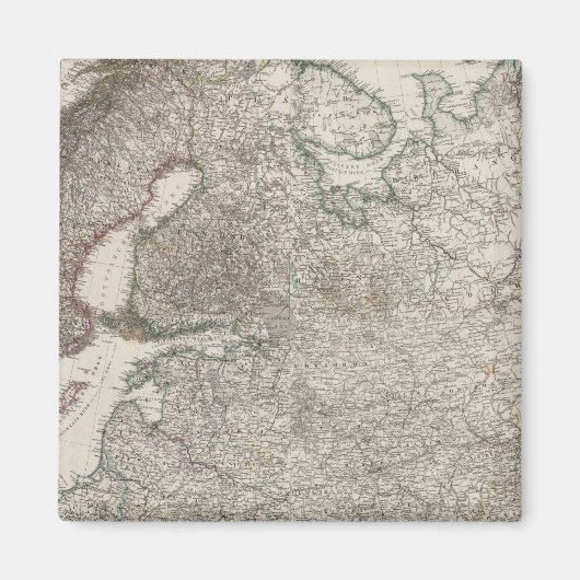 東ヨーロッパ（複合）、ノルウェー、スウェーデン マグネット (正面)