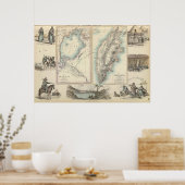 東ロシアの西アジアの帝国 ポスター (キッチン)