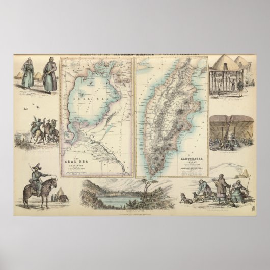 東ロシアの西アジアの帝国 ポスター (正面)