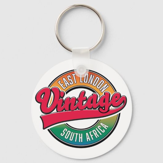 東ロンドン南アフリカのロゴ キーホルダー (正面)