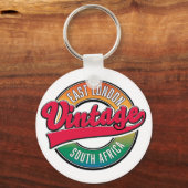 東ロンドン南アフリカのロゴ キーホルダー (正面)