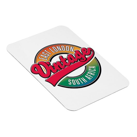 東ロンドン南アフリカのロゴ マグネット (右側)