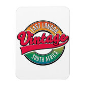 東ロンドン南アフリカのロゴ マグネット (縦)