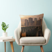 東上の嵐の空の間の夕焼け クッション (椅子)