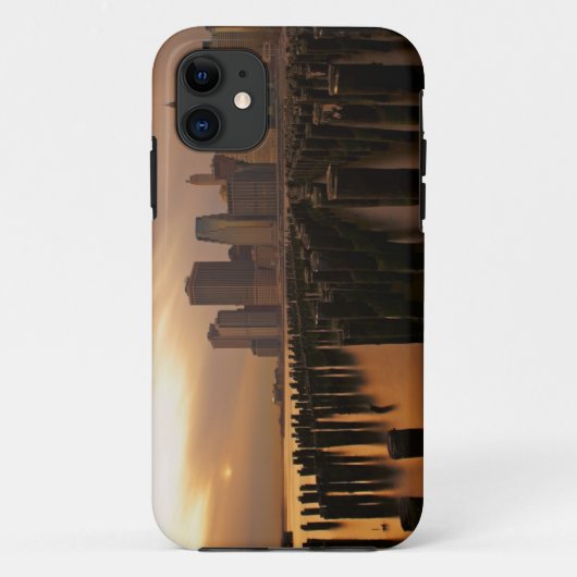 東上の嵐の空の間の夕焼け Case-Mate iPhoneケース (裏面)