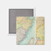 東中国の政治地図 マグネット (正面/裏面)