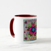 「東京が大好き」フラワーカップ マグカップ (正面左)