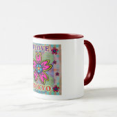 「東京が大好き」フラワーカップ マグカップ (正面右)