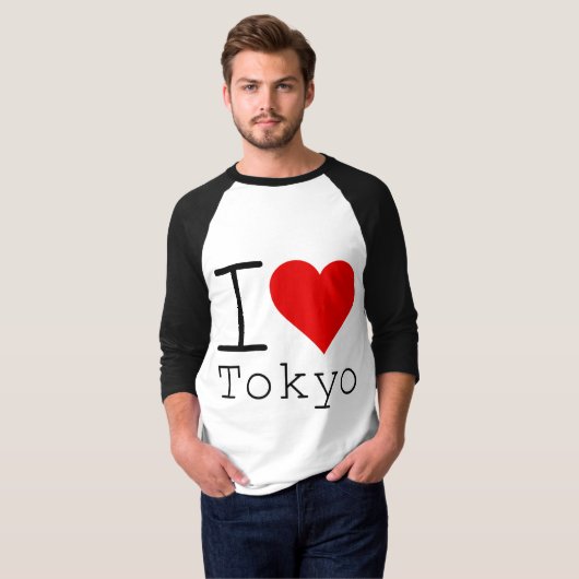 東京が大好き Tシャツ (正面フル)