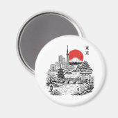 東京さくら マグネット (正面/裏面)