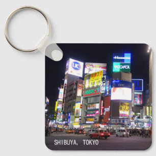 東京で渋谷シティライトナイト キーホルダー