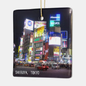 東京で渋谷シティライトナイト セラミックオーナメント (左)