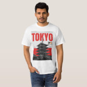 東京と猫好き Tシャツ (正面フル)