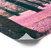 東京の代々木公園の木々に色が付いた。 ポスター (角)