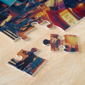 東京の動き ジグソーパズル (側面)