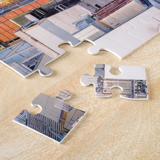 東京の夕日 ジグソーパズル (側面)