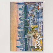 東京の夕日 ジグソーパズル (縦)