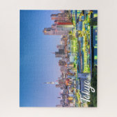 東京の夕日 ジグソーパズル (縦)