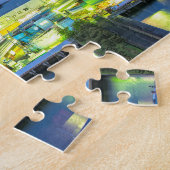 東京の夕日 ジグソーパズル (側面)