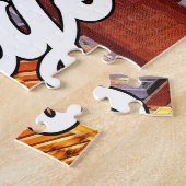 東京の夕日 ジグソーパズル (側面)