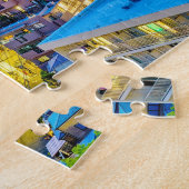 東京の夕日 ジグソーパズル (側面)