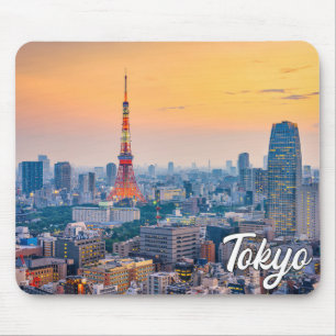 東京の夕日 マウスパッド