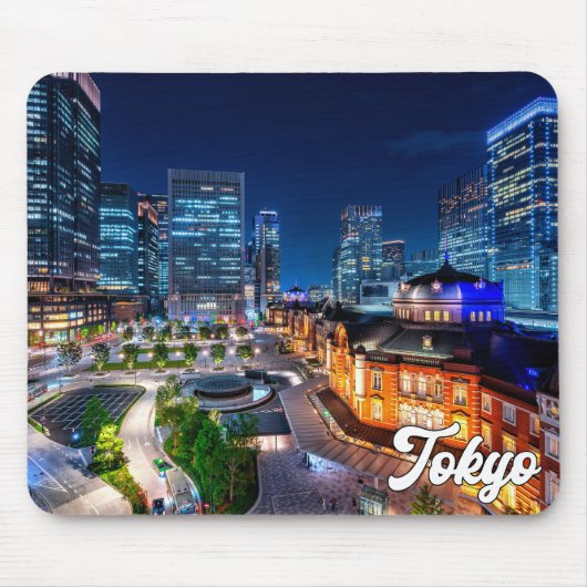 東京の夕焼け マウスパッド (正面)