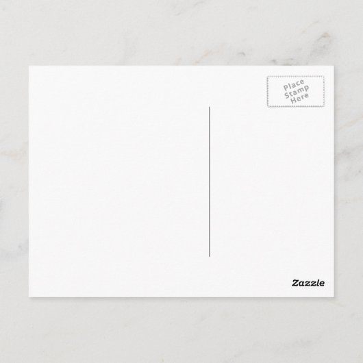 東京の夜のスカイライン ポストカード (裏面)