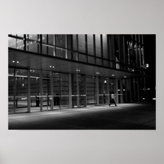 東京の夜間散歩 - 写真プリント ポスター (正面)