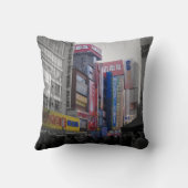 東京の忙しい交差 クッション (裏面)