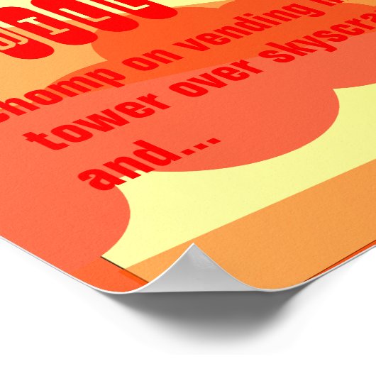 東京の怪物 ポスター (角)