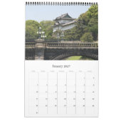 東京の旅 カレンダー (1月 2027)