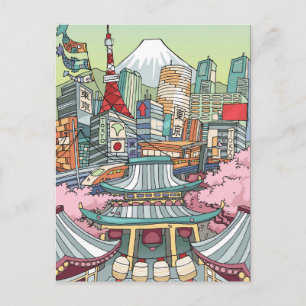 東京の景色 ポストカード