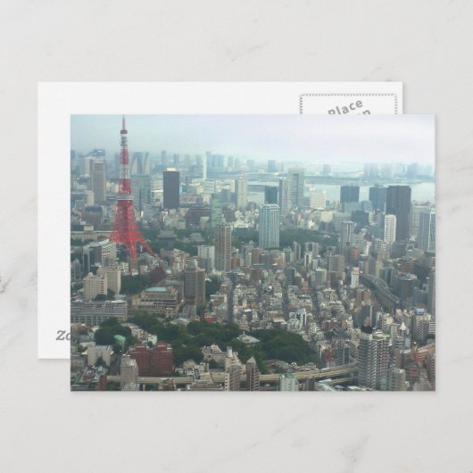 東京の景色 ポストカード (正面/裏面)