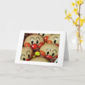 東京の気球 カード (黄色い花)