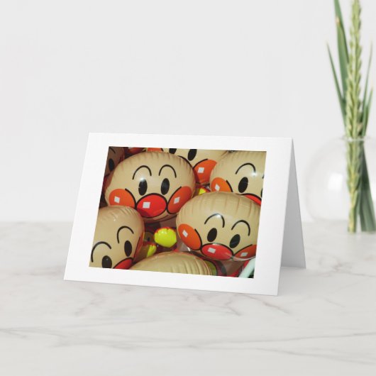 東京の気球 カード (正面)