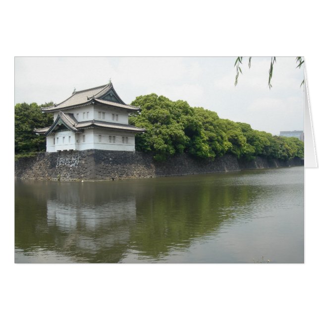 東京の皇帝の家を囲む区域 (正面横)