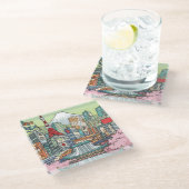 東京の眺め ガラスコースター (アングル)