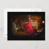 東京の茶屋に火が点く ポストカード (正面/裏面)