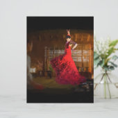 東京の茶屋に灯火を灯すフラメンコ レターヘッド (スタンド正面)