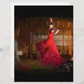 東京の茶屋に灯火を灯すフラメンコ レターヘッド (正面/裏面)