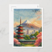 東京の街並みお土産 シーズンポストカード (正面/裏面)