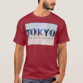 東京の街並み - 未来がここで出会う場所 Tシャツ (正面)