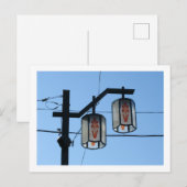 東京の街灯：堀切 ポストカード (正面/裏面)