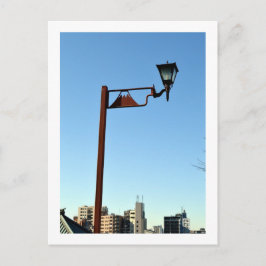 東京の街灯：富士見坂（ふじみざか）、西日暮里 ポストカード