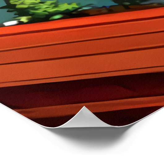 東京の見た目を見る | AIアートポスター ポスター (角)