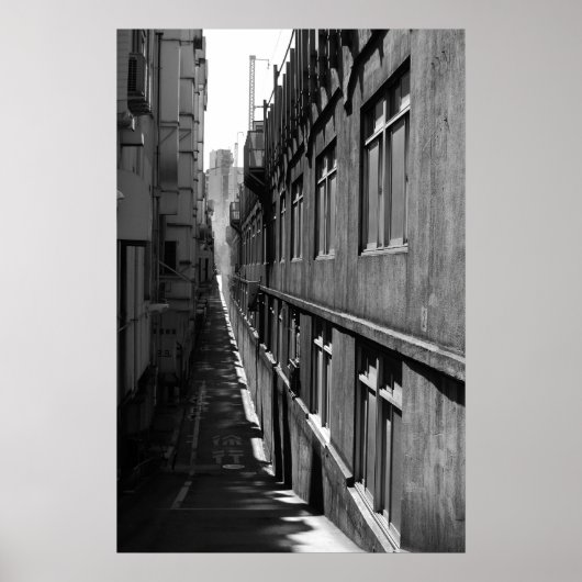 東京の路地 ポスター (正面)