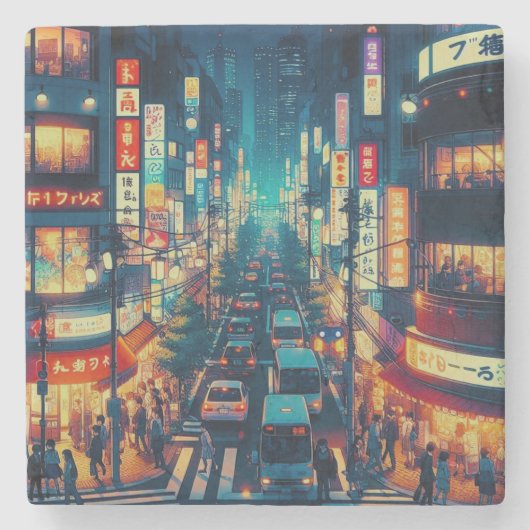 東京の運動中 ストーンコースター (正面)